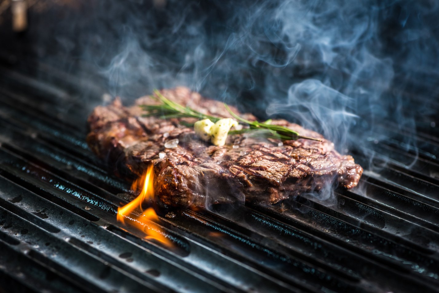 Steak on Fire!